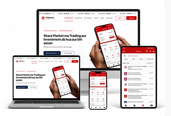 Kalpataru platform on desktop, laptop, tablet and phones